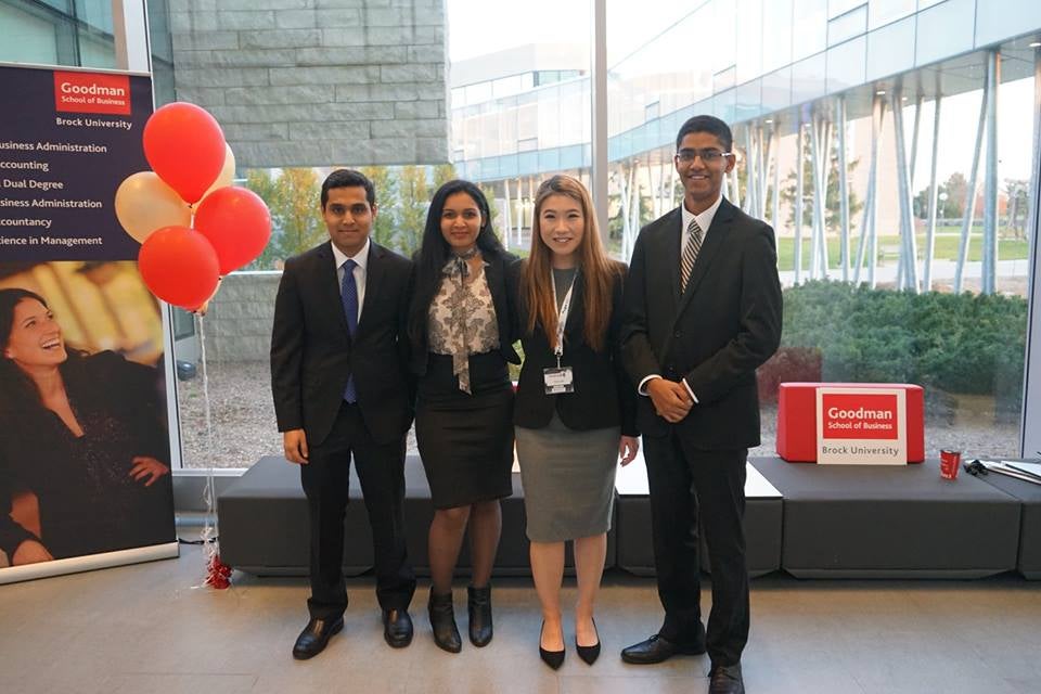 Second place team: Daniyal Ahmed, Harshleen Sidhu, Alisa Wu and Nathan D'Souza