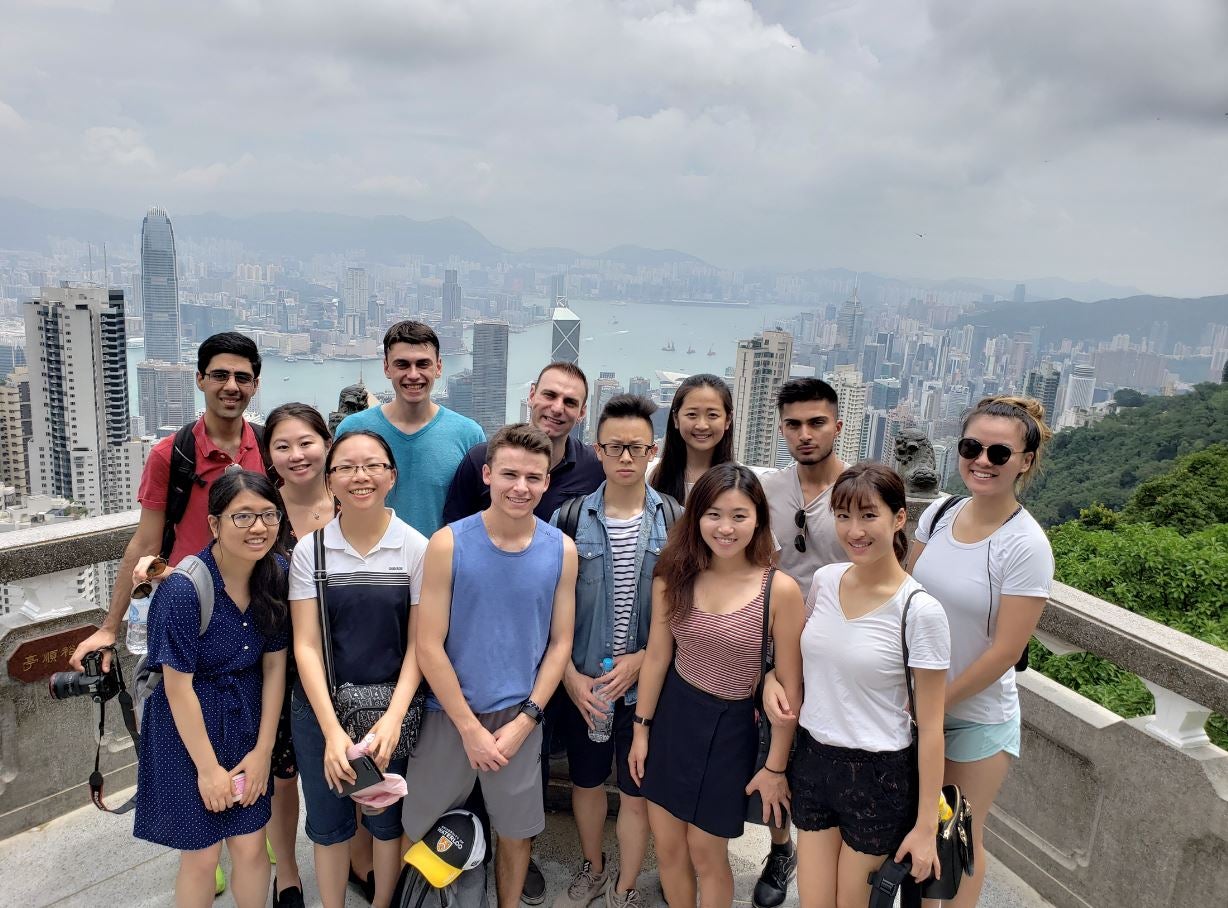 international study trip hong kong 2018 group