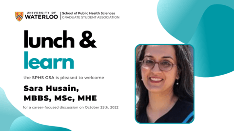 lunch and learn with Sara Husain