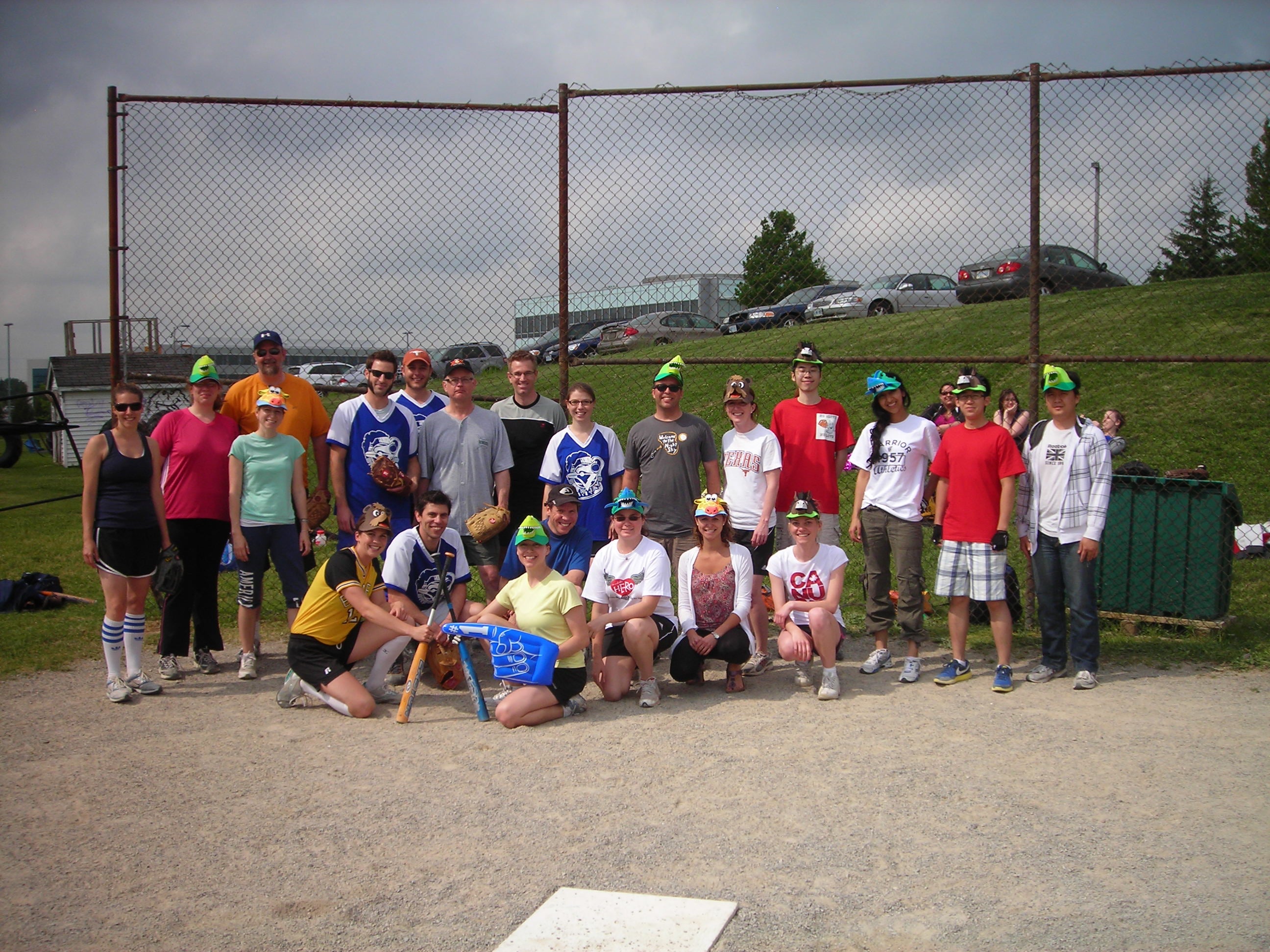 Group picture from the 2011 Softball Game