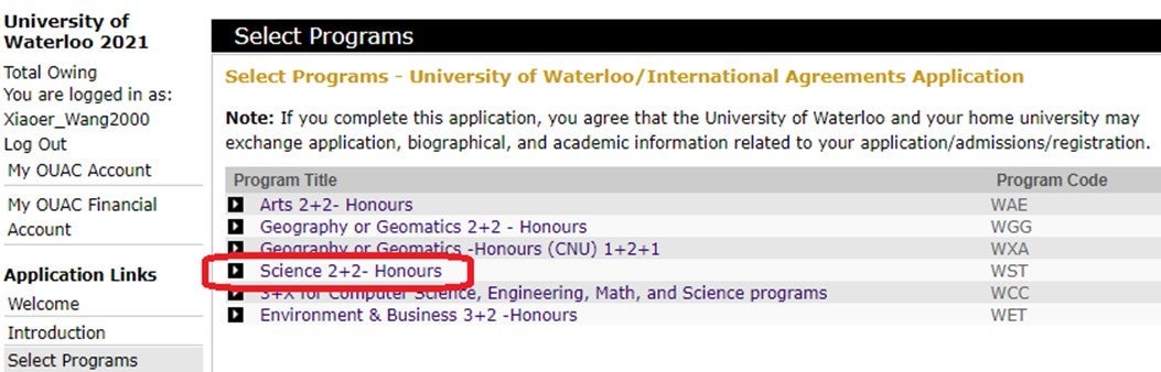 Science2+2 program selected