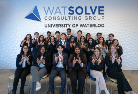 Business student group photo