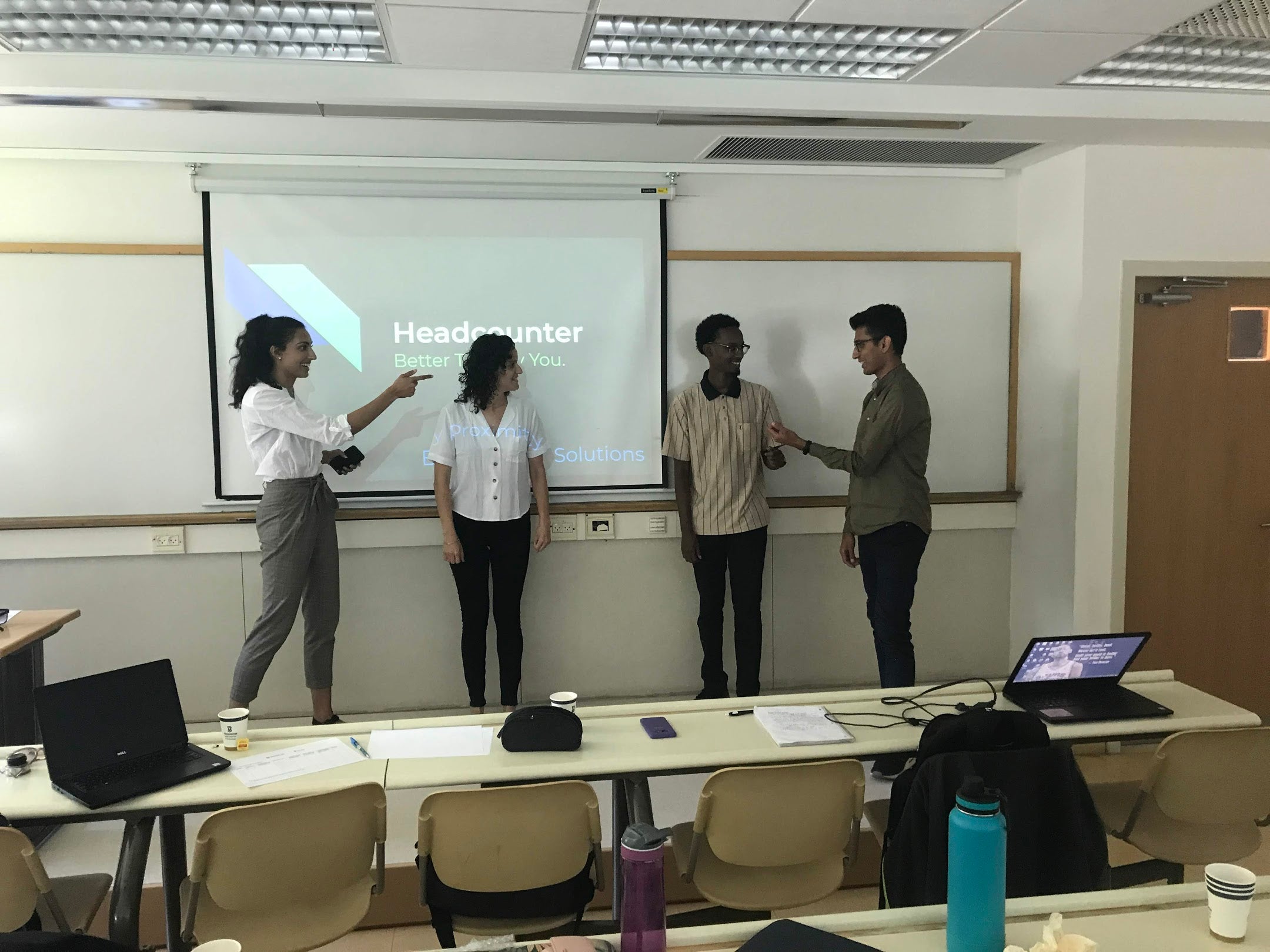 SCI 230 students presenting group project