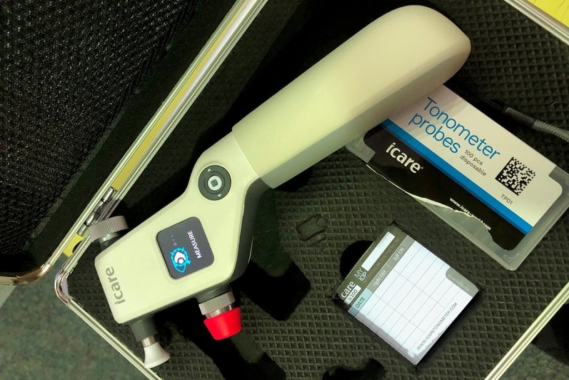 Optometry: iCare Handheld Tonometer