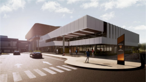 Rendering of AMRI facility