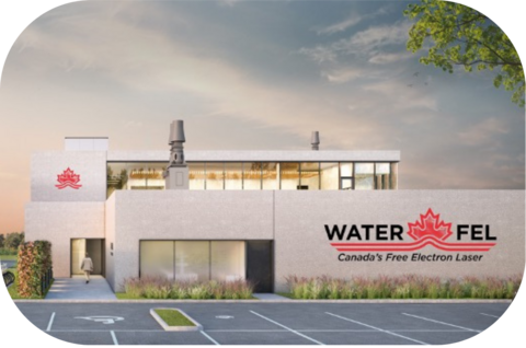 WATERFEL infrared laser facility building rendering