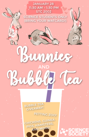 Bunnies and Bubble Tea Poster
