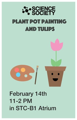 Midterm Giveaway/Wellness Wednesday Pot Painting and Tulips Poster