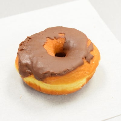Photo of chocolate glazed donut