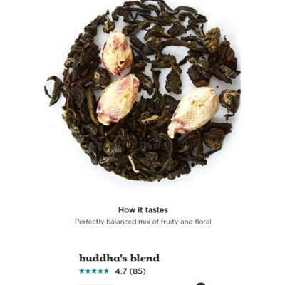 Photo of Buddha's Blend tea leaves