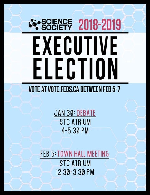 Executive elections voting poster