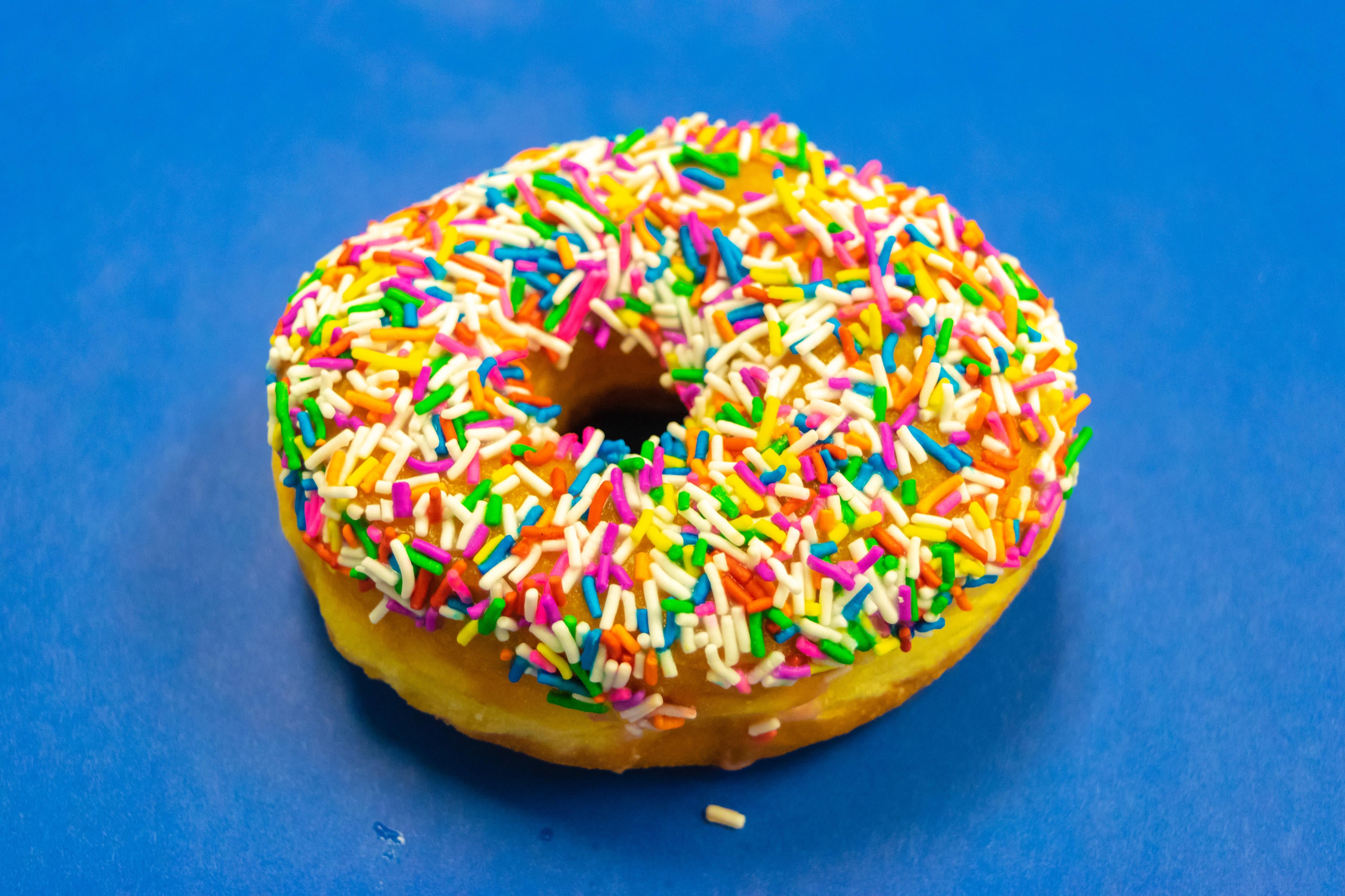 Photo of sprinkles donut