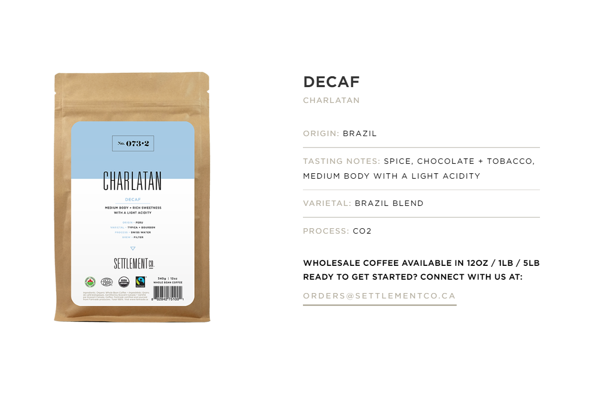 Photo of Charlatan decaffeinated coffee