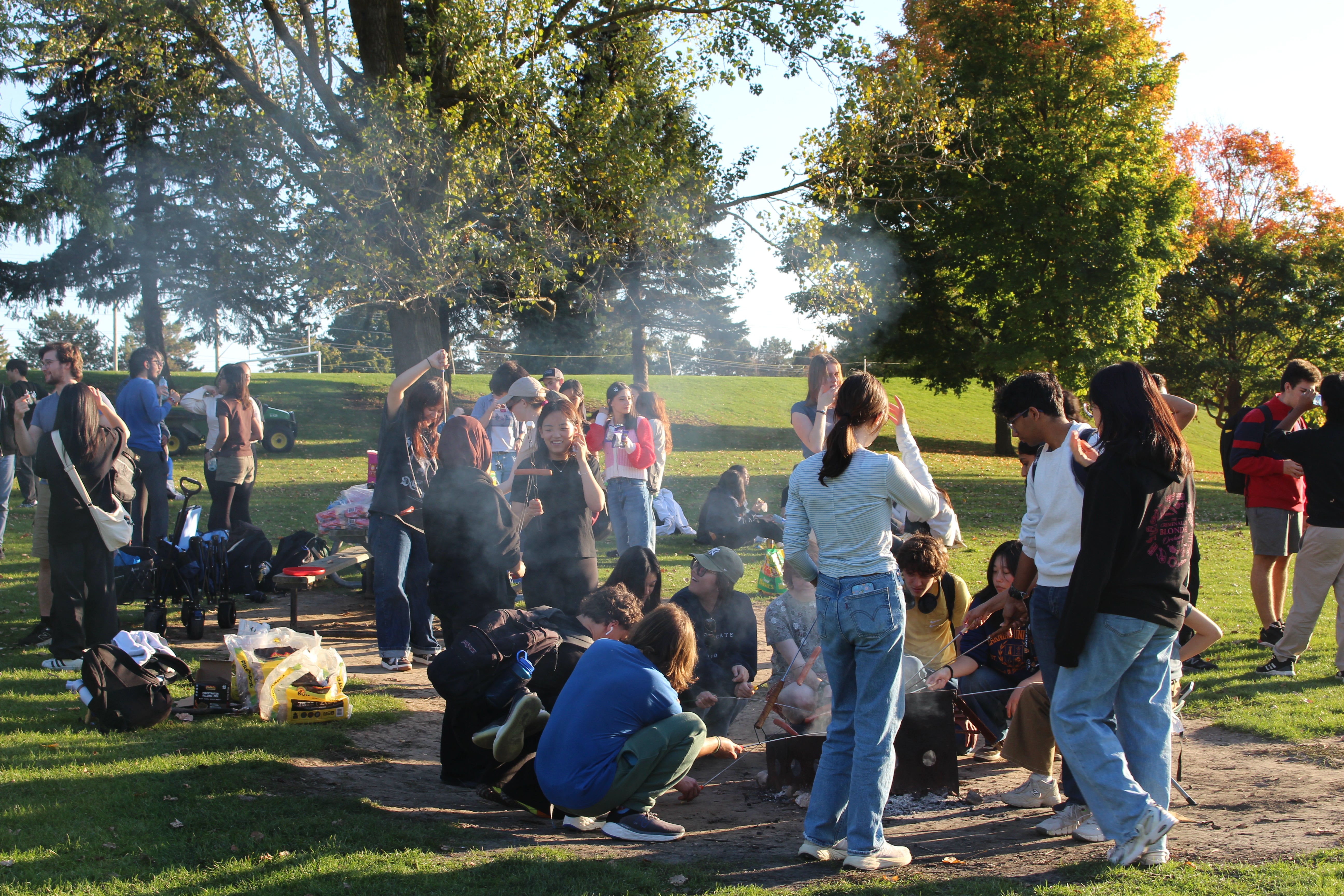 Group of students at Club Bonfire 2025