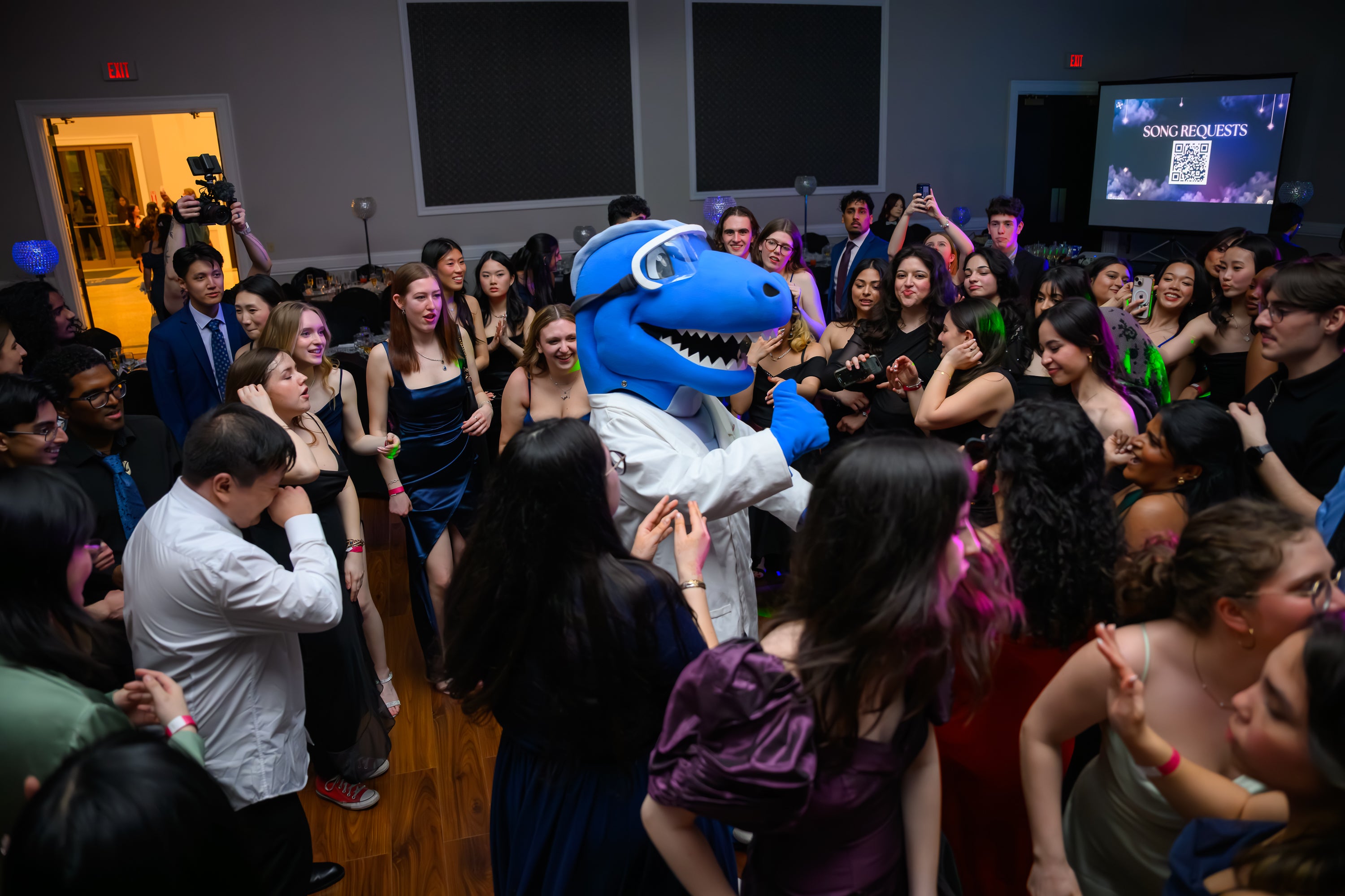 Group of students at Gradball 2025