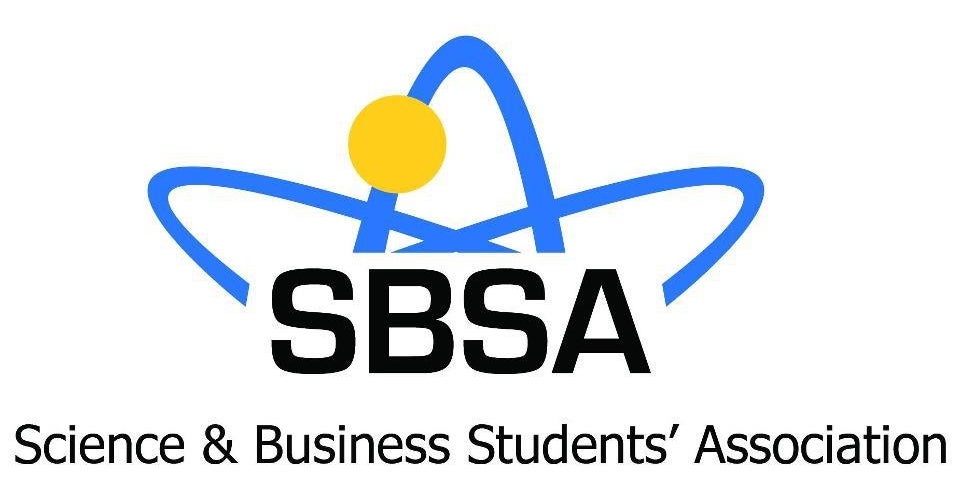 Science & Business Students' Association logo and branding.