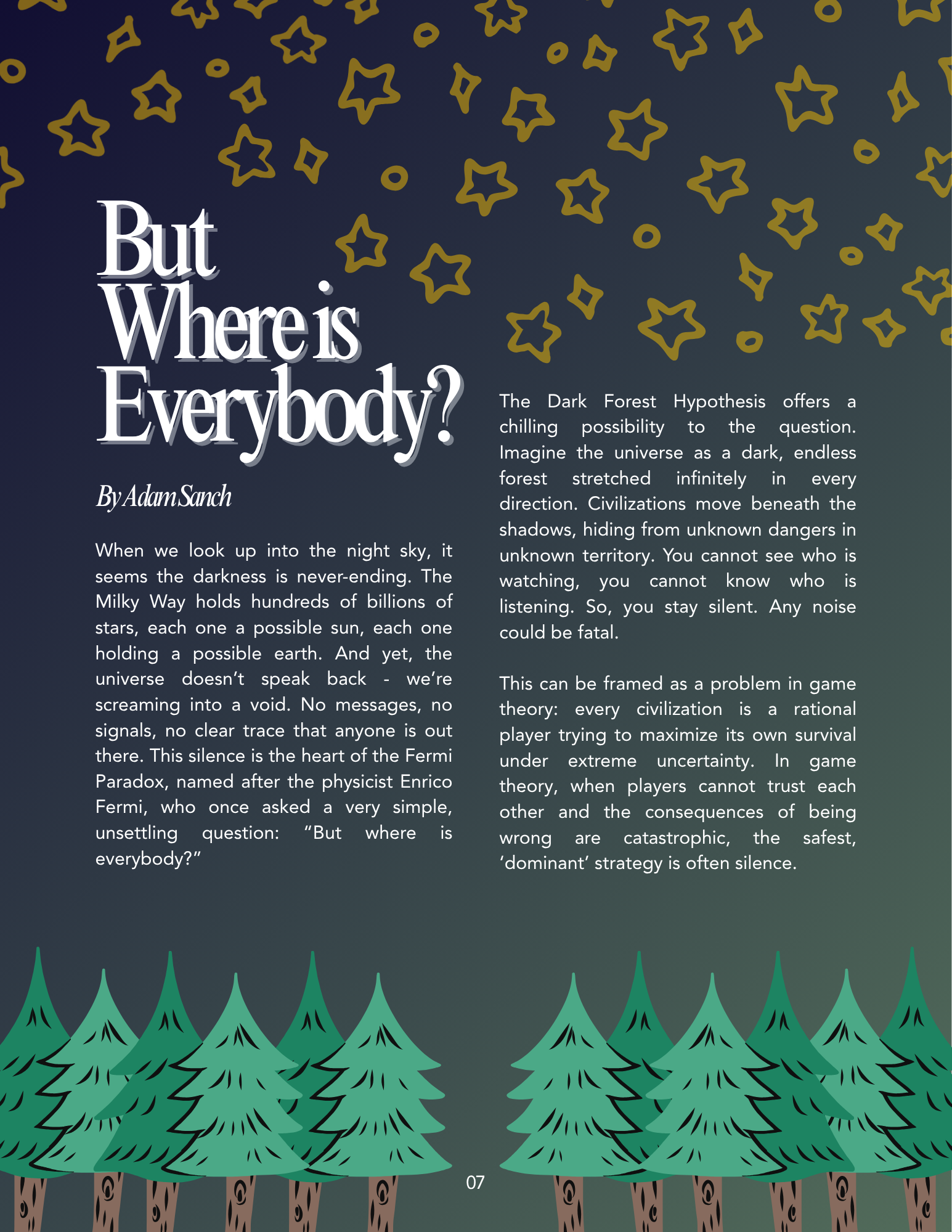 but where is everybody article
