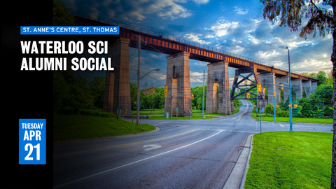 Waterloo Sci alumni social in St. Thomas