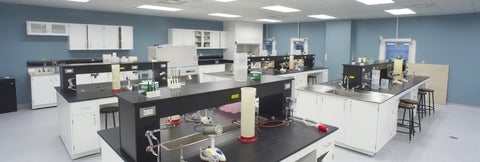 A chemistry lab.