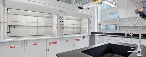 New labs on third floor of Earth Sciences and Chemistry building (ESC). 