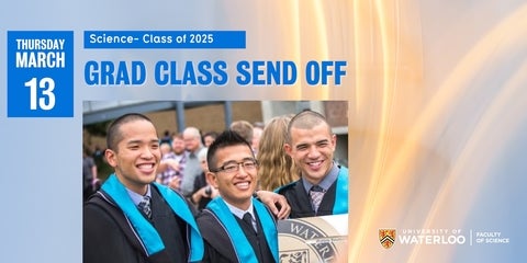 three graduating science students