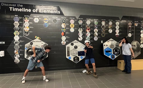 Timeline of Elements exhibit