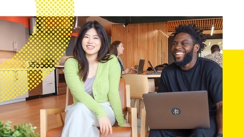 Helen Huang and Sefunmi Osinaike