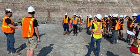 GeoX quarry tour