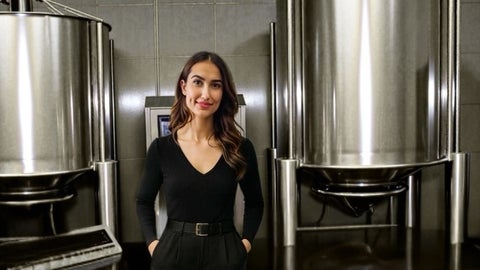 Gigi Gill in her chocolate factory