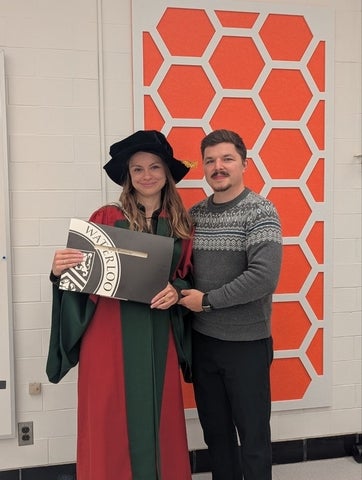 Irina at Convocation with Alexey