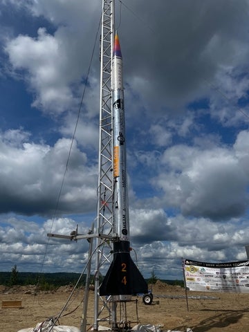 Waterloo Rocketry rocket