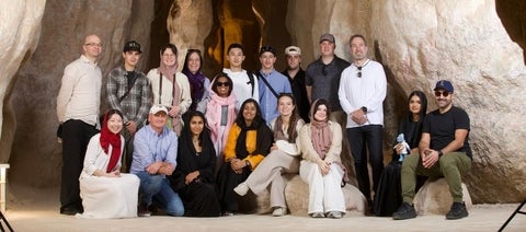 Waterloo students at the white gold energy competition hosted by King Fahd University of Petroleum and Minerals (KFUPM) in Saudi Arabia.