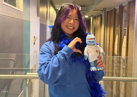 Silly photo of Mei Le