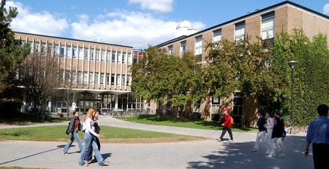 Physics building on main Waterloo campus. 