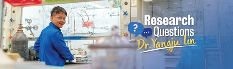 Dr. Yangju Lin in his lab. 