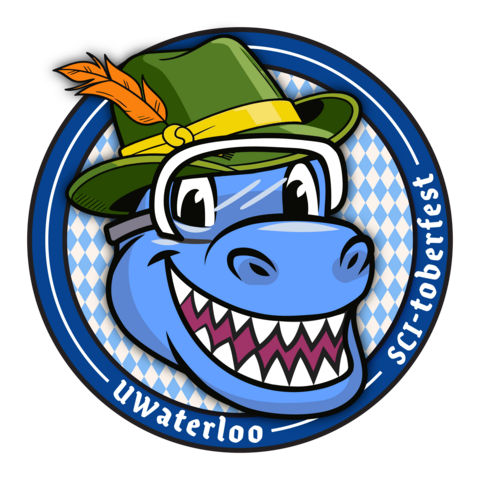 Cobalt wearing an Octoberfest hat