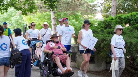 Participants in Walk to End ALS K-W
