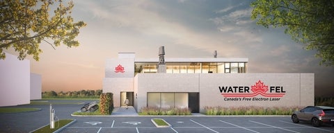 External rendering of the WaterFEL facility.
