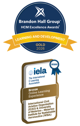 Brandon Hall Group and IELA award badges