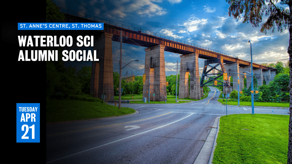 Waterloo Sci alumni social in St. Thomas