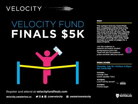 Velocity Fund Finals $5K Poster