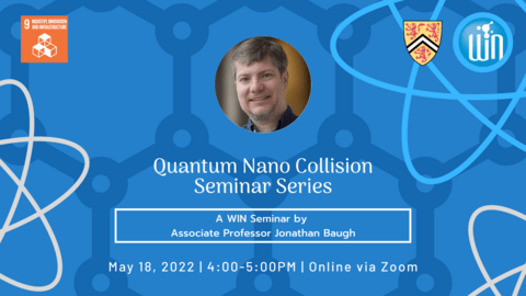Quantum Nano Collision Seminar Series: Professor Jonathan Baugh