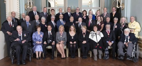 Order of Canada recipients group photo