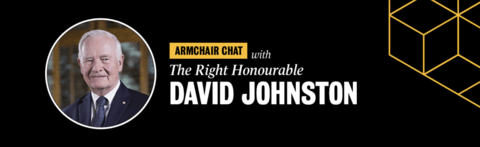 Armchair Chat with The Right Honourable David Johnston banner image