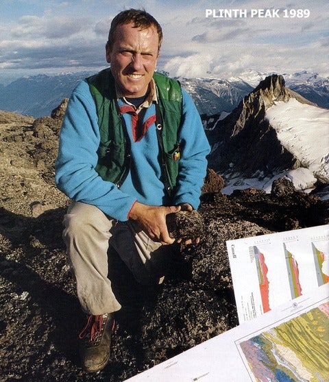 Stephen Evans at Plinth Peak