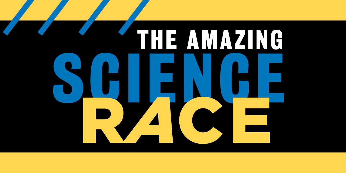 amazing science race banner