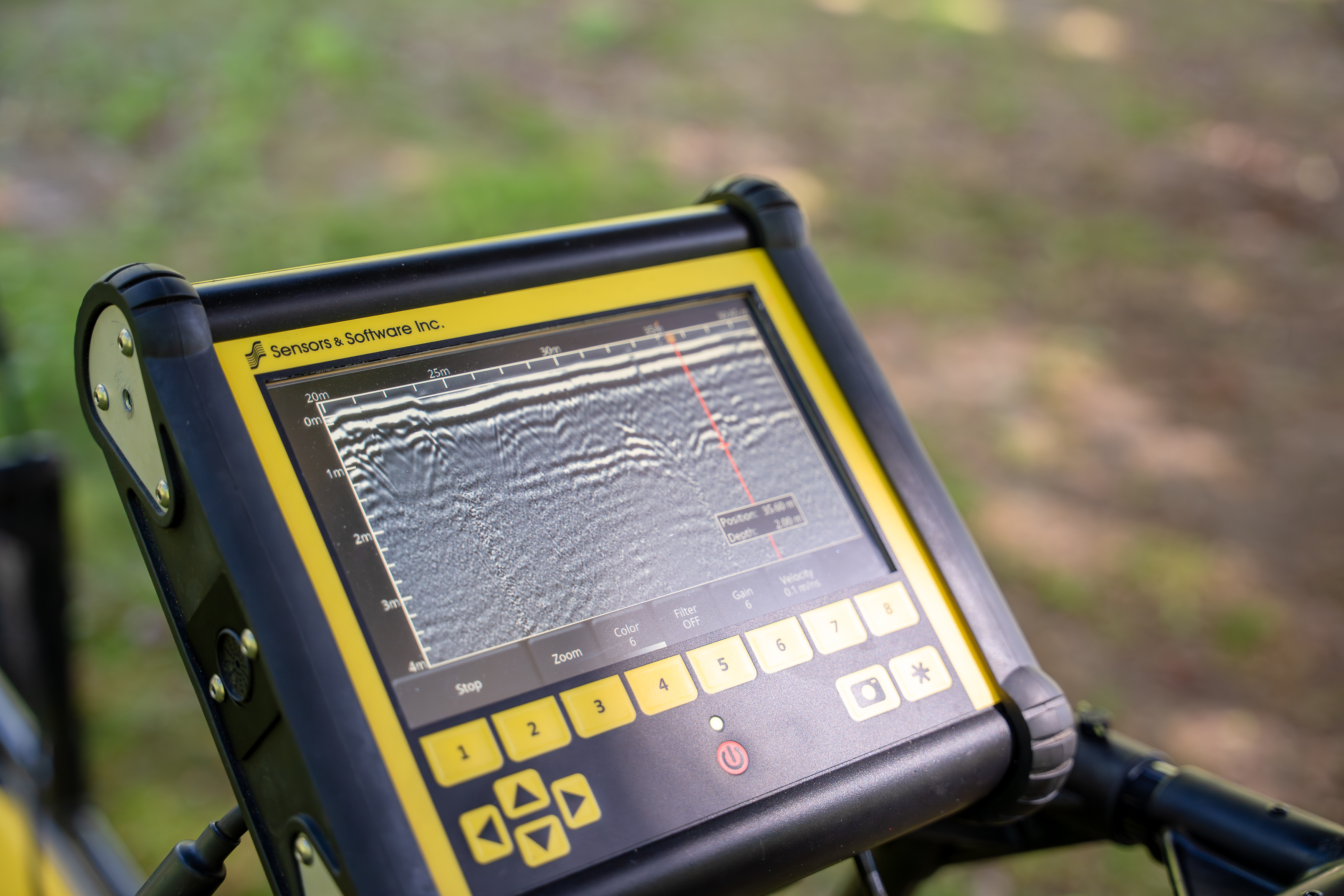 Readout from GPR. 