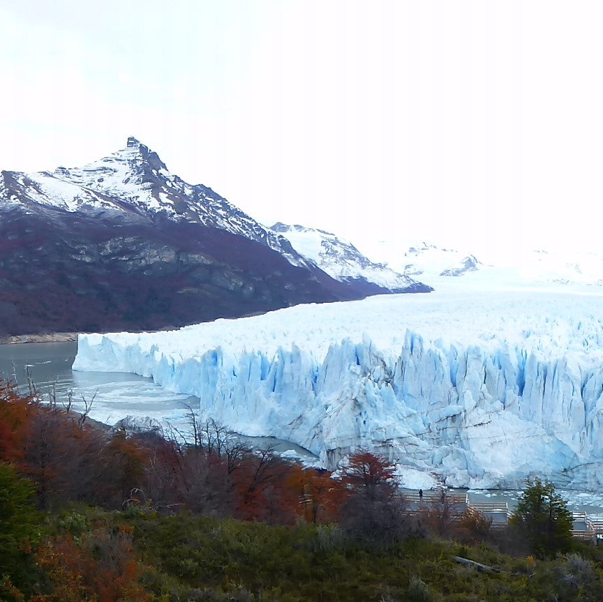 landscape with a glacier