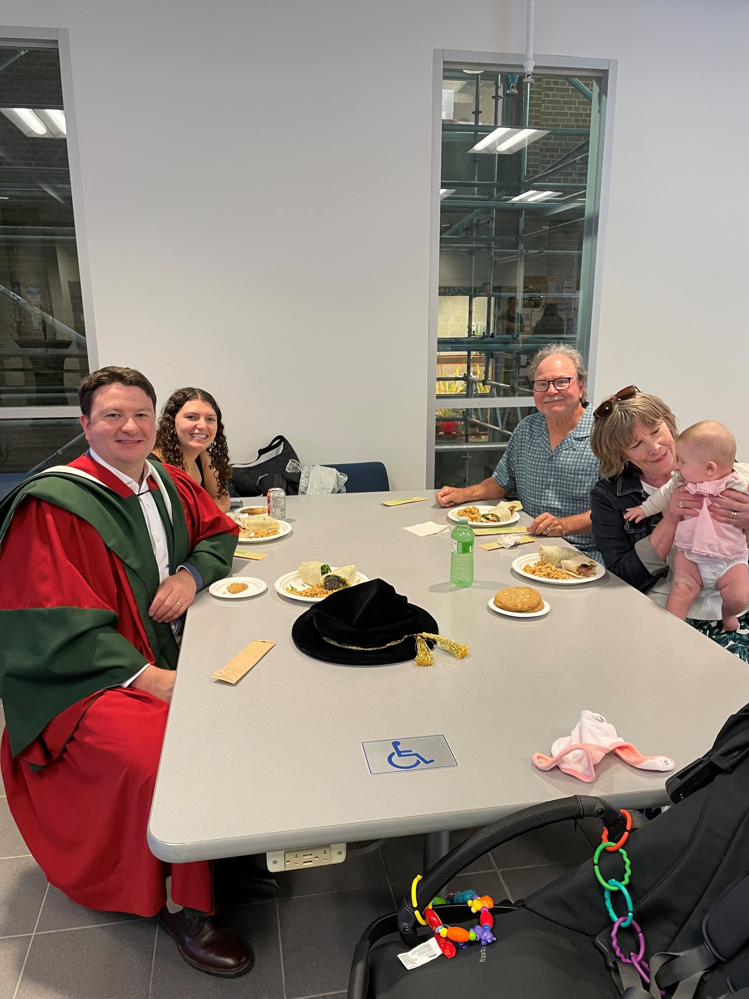 Graduating students at 2026 Chemistry convocation luncheon. 