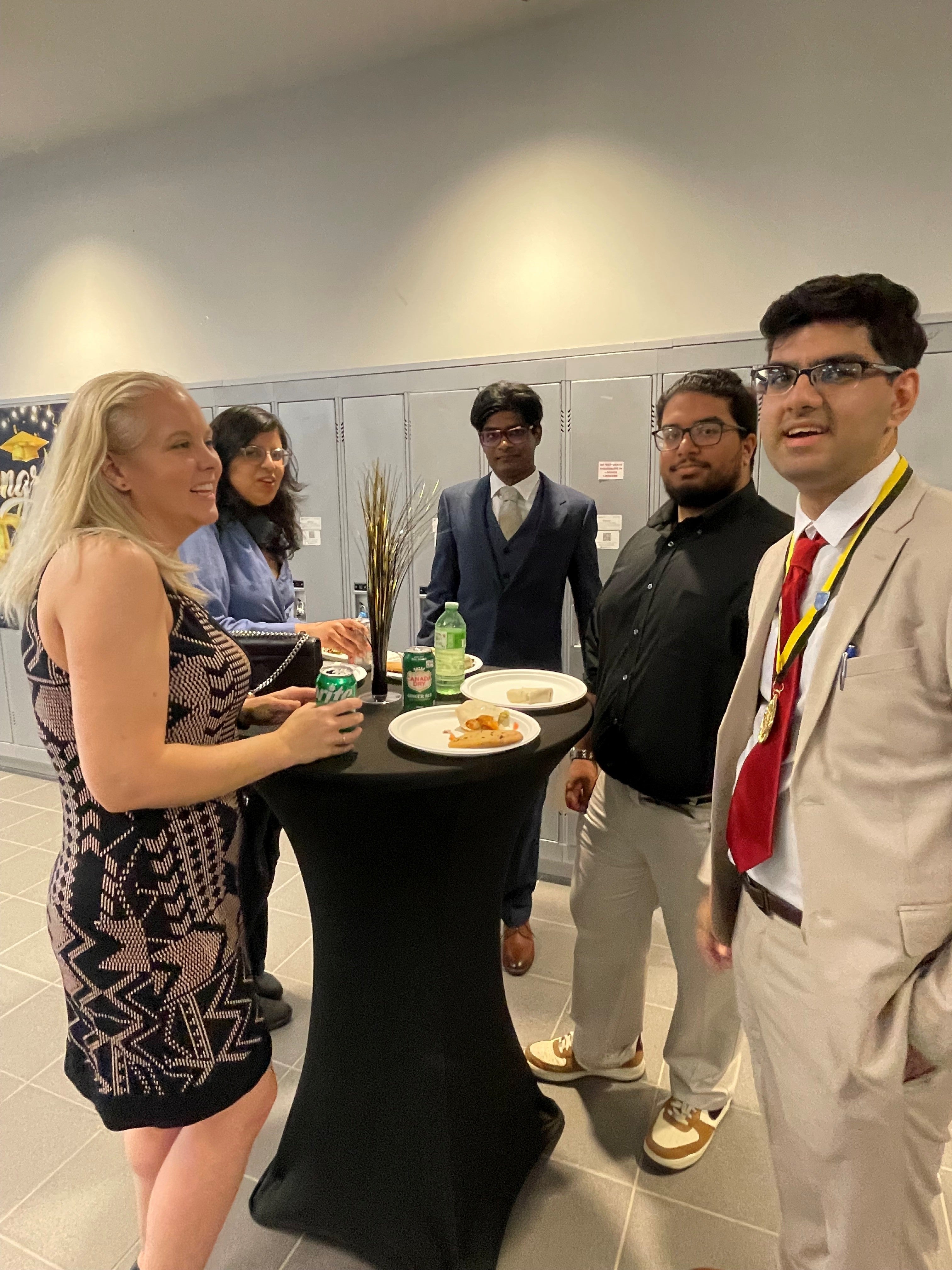 Graduating students at 2026 Chemistry convocation luncheon. 